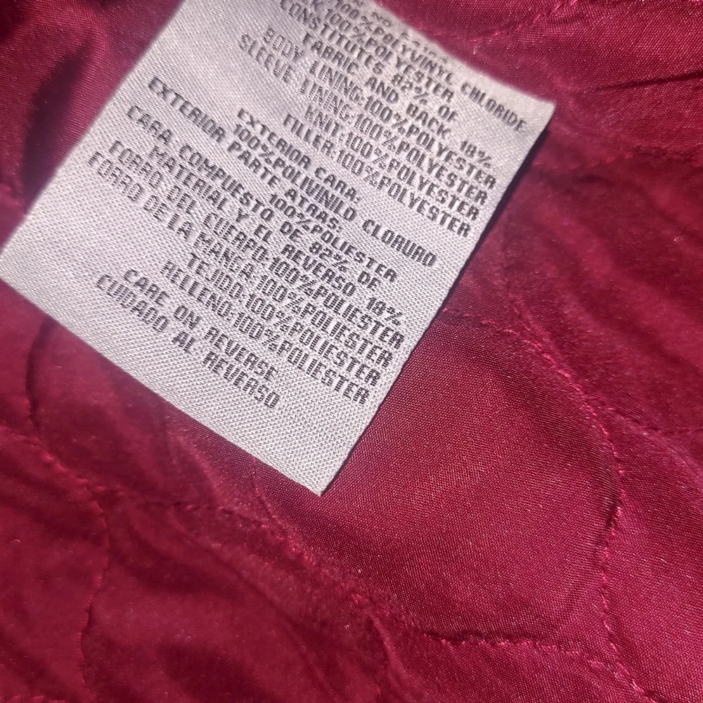 Vintage Levi’s Feaux Leather Zip Up Biker/Motorcycle Style Jacket